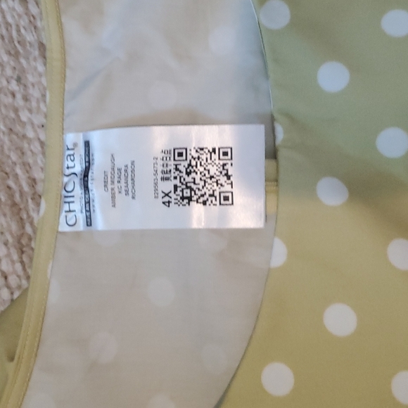 Chic Star Green Polka Dot Swing Dress - Picture 2 of 5